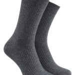 Strumpa med extra lös resår - Gråmelange