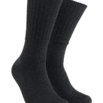 Merinoullstrumpa av kamgarn - Mixad