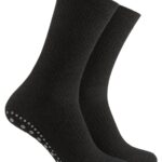 Strumpa med halkskydd extra lös resår - Svart