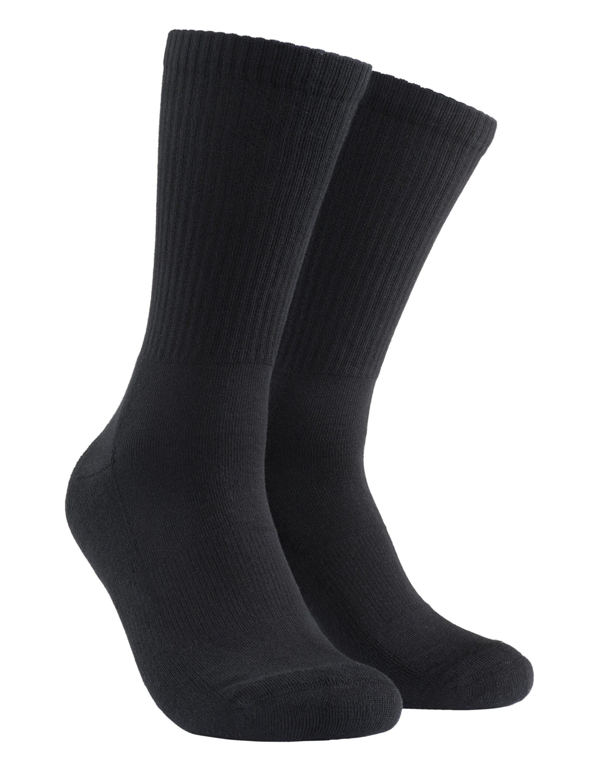 00000541201.jpg 2-pack sportstrumpa med frottésula - Svart - Bild 1