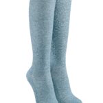 Kompressionsstrumpa recycled - Vit/blå