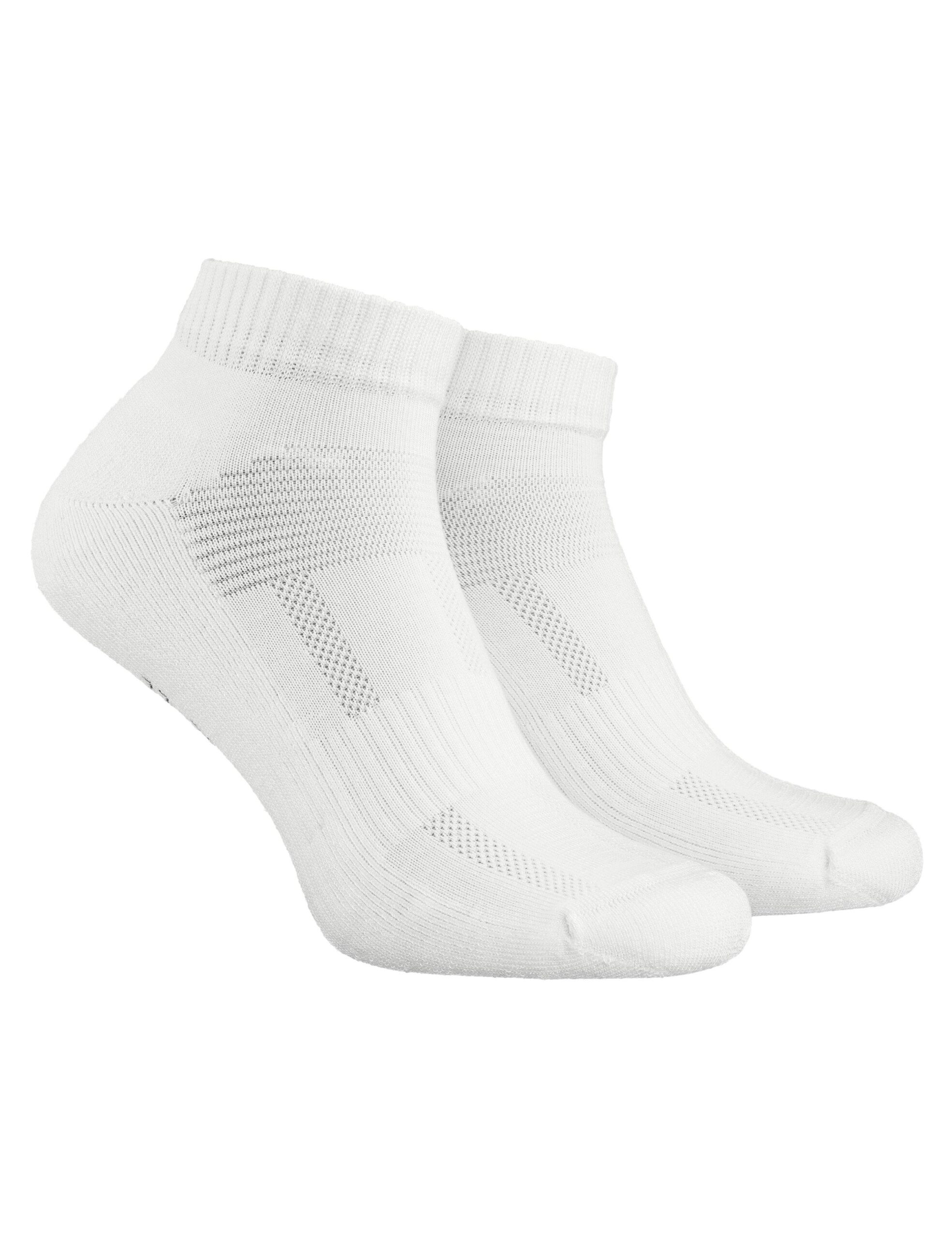 00000558802.jpg Sportstrumpa kortskaftsock av bambu - Vit - Bild 1