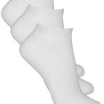 3-pack strumpa av bambu med kort skaft - Vit