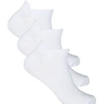 3-pack strumpa av bambu sneakermodell - Vit