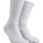 2-pack raggsock med ribbat skaft - Grå