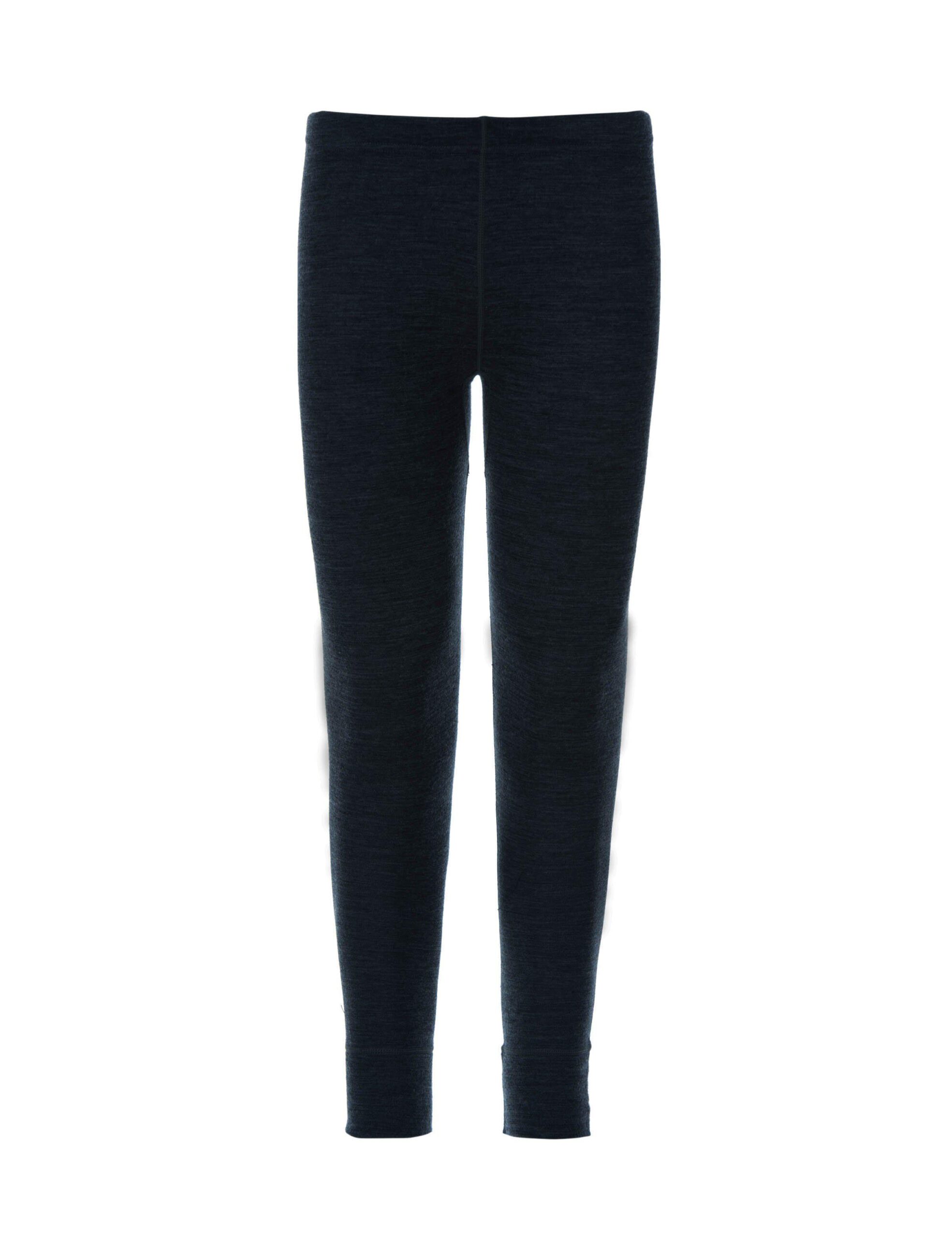 00004387601.jpg Barnlångkalsong av merinoull och bambu - Svart - Bild 1