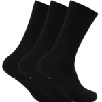 3-pack strumpa av bambu med komfortresår - Svart