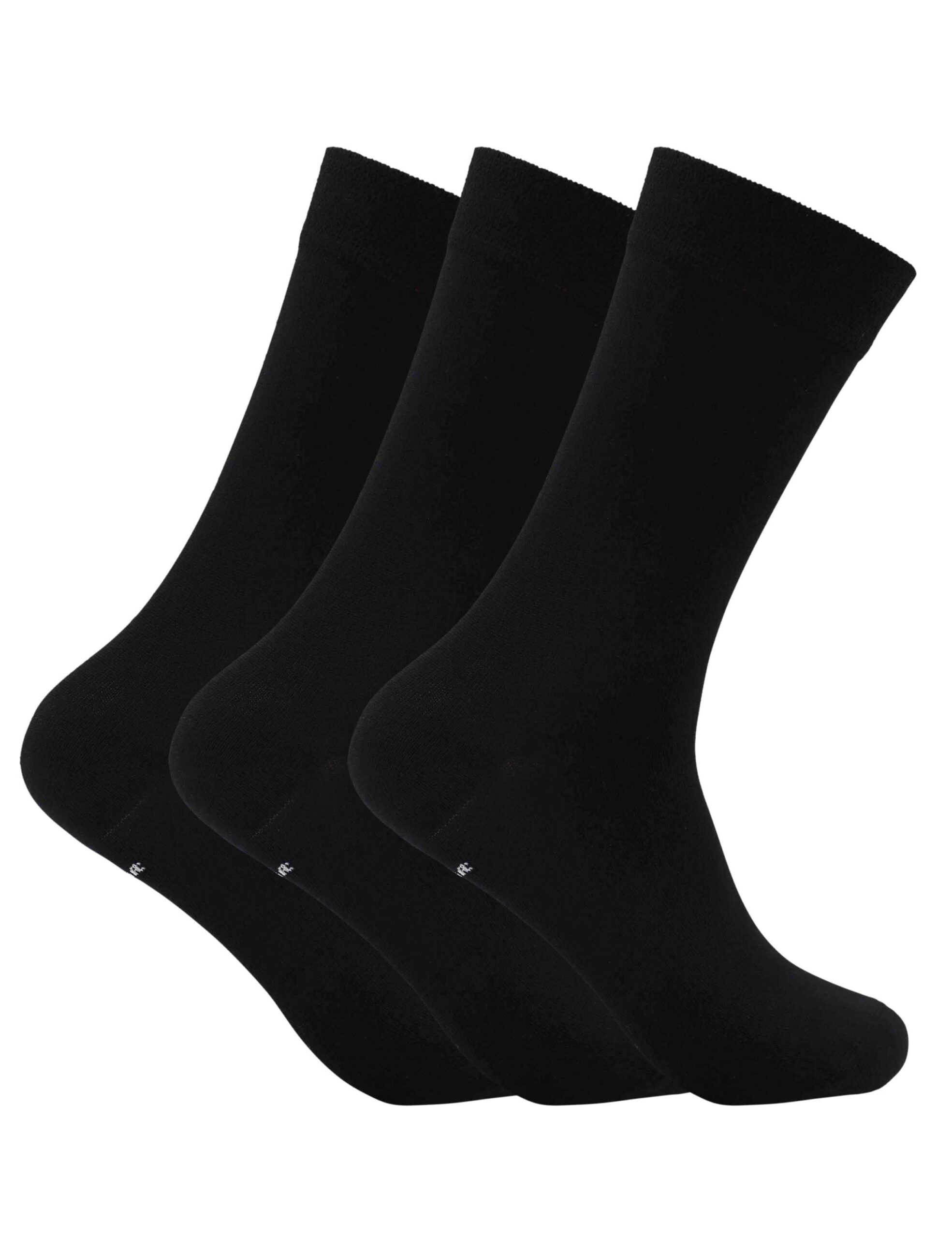 00005254301.jpg 3-pack strumpa av bambu med komfortresår 3-pack strumpa av bambu - Svart - Bild 1