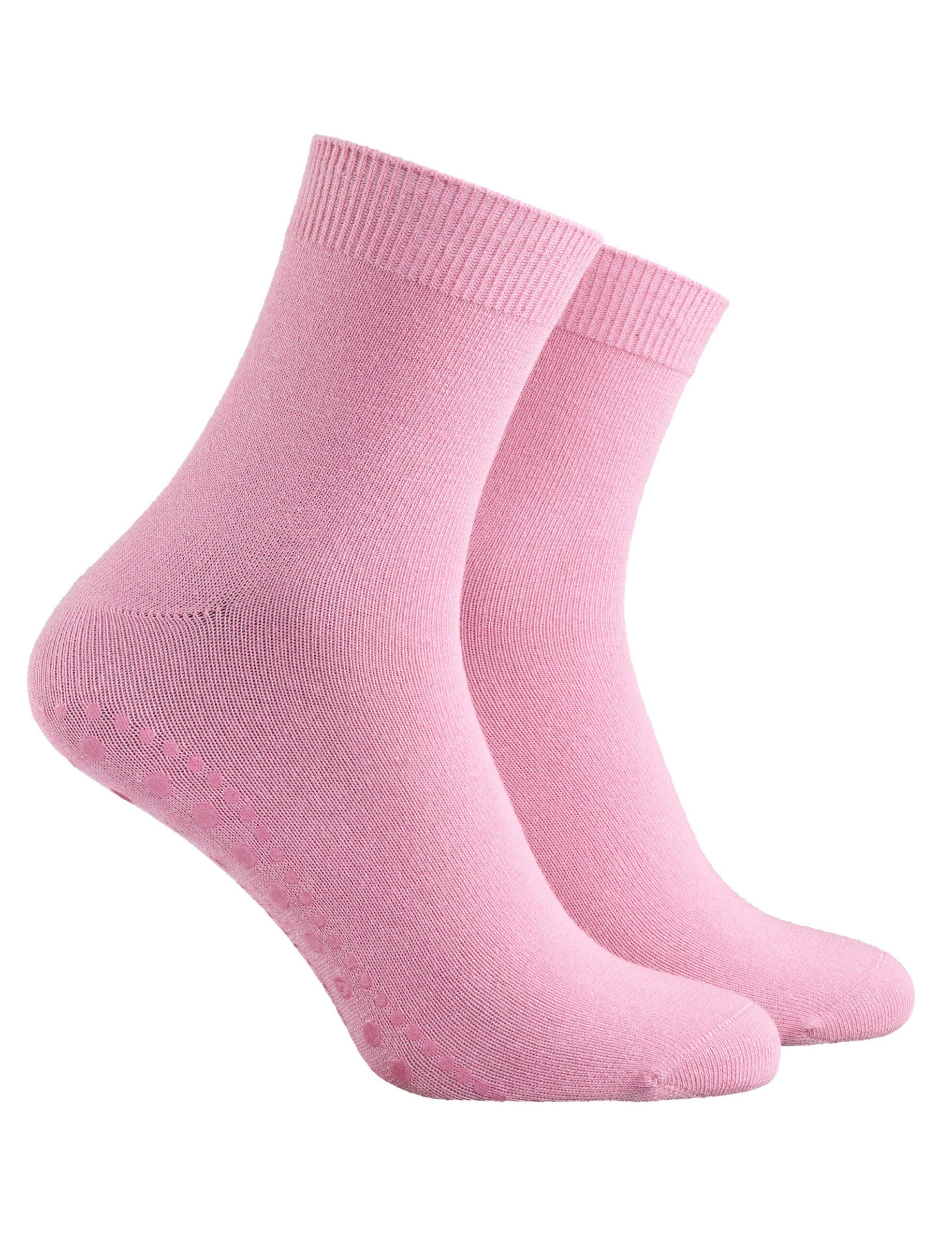 000052551f6.jpg Strumpa med halkskydd extra lös resår - Rosa - Bild 1