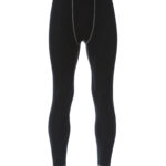 Långkalsong till herr av merinoull och bambu - Svart