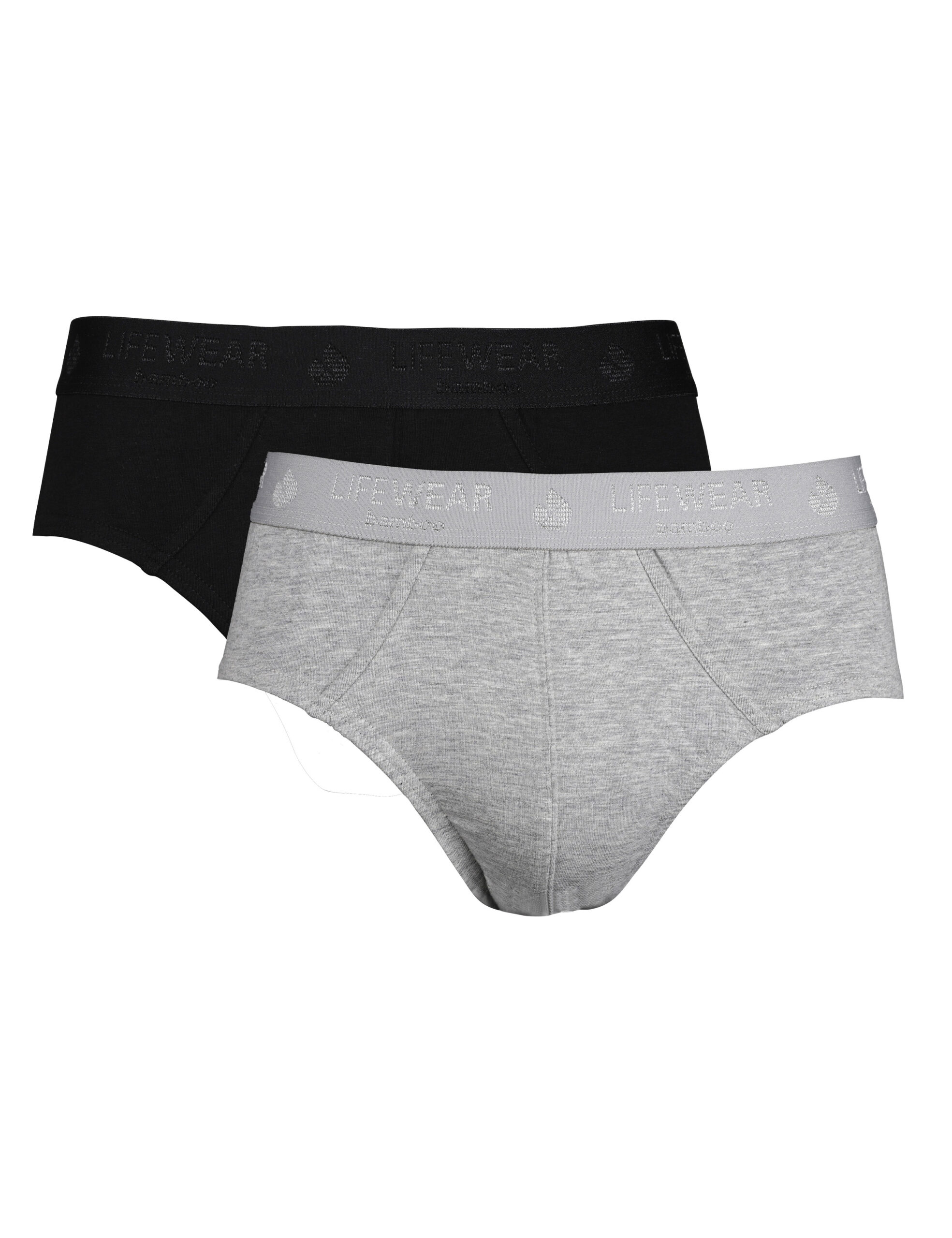 00006842600_LW Kalsong av bambu - Svart/grå - Bild 1