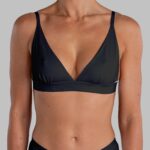 Triangel-BH av bambu - Svart