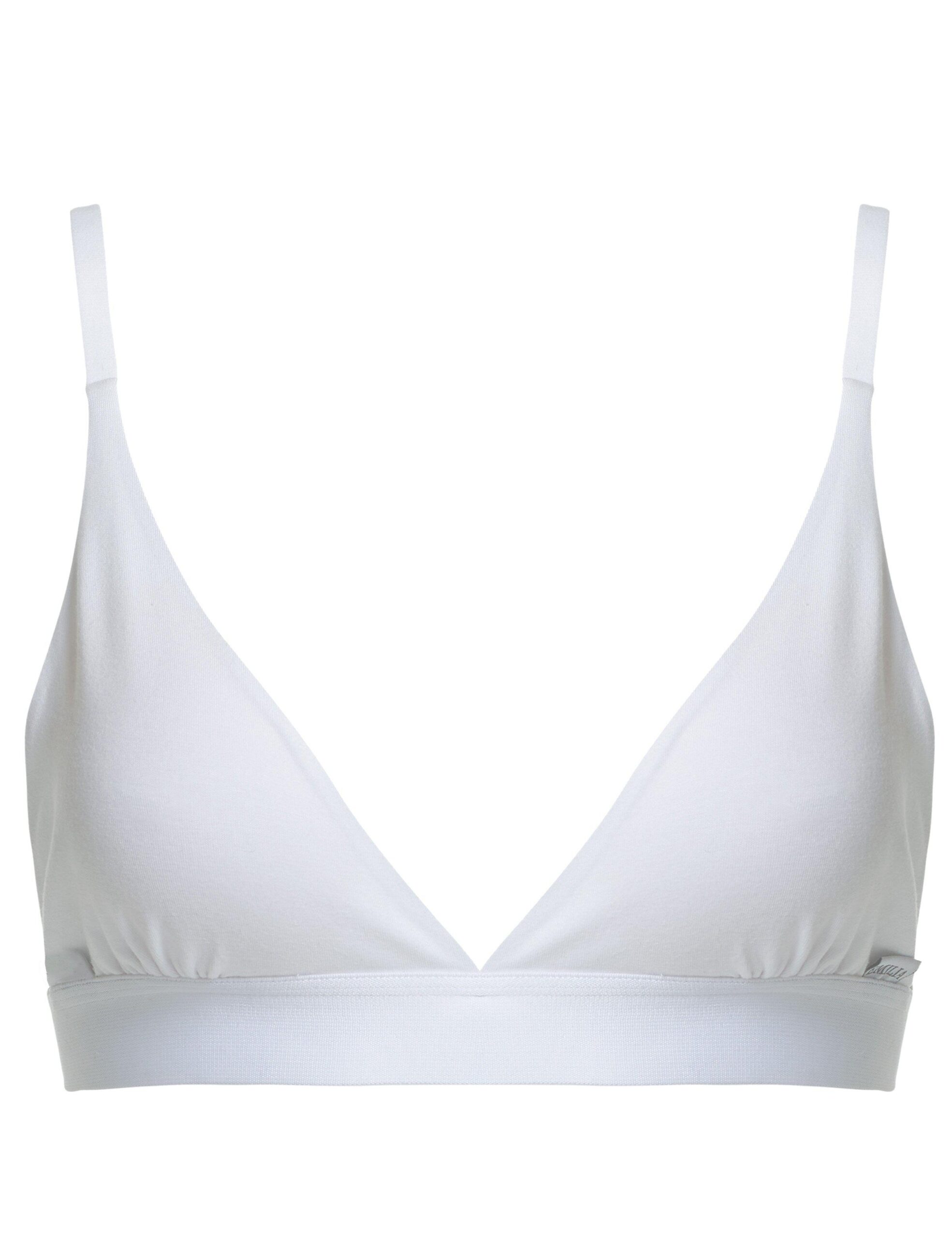 00007922202.jpg Triangel-BH av bambu - Vit - Bild 1