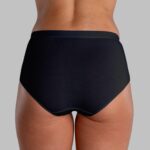 Highwaisttrosa av bambu - Svart