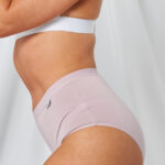 Highwaisttrosa av bambu - Ljus rosa