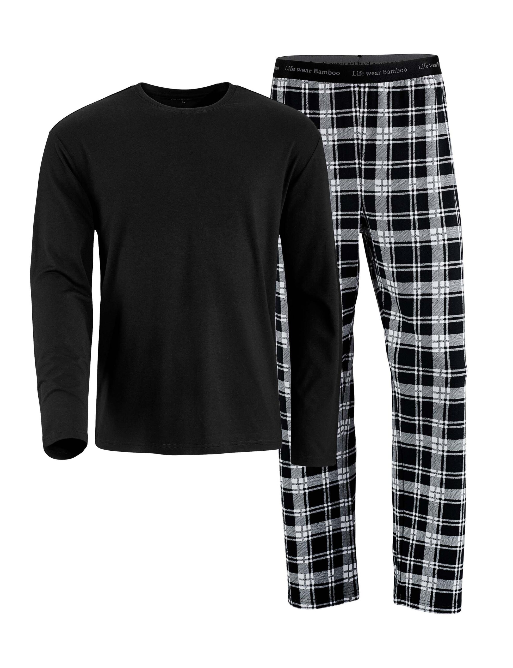 00009195401.jpg Pyjamas, herr - Svart - Bild 1