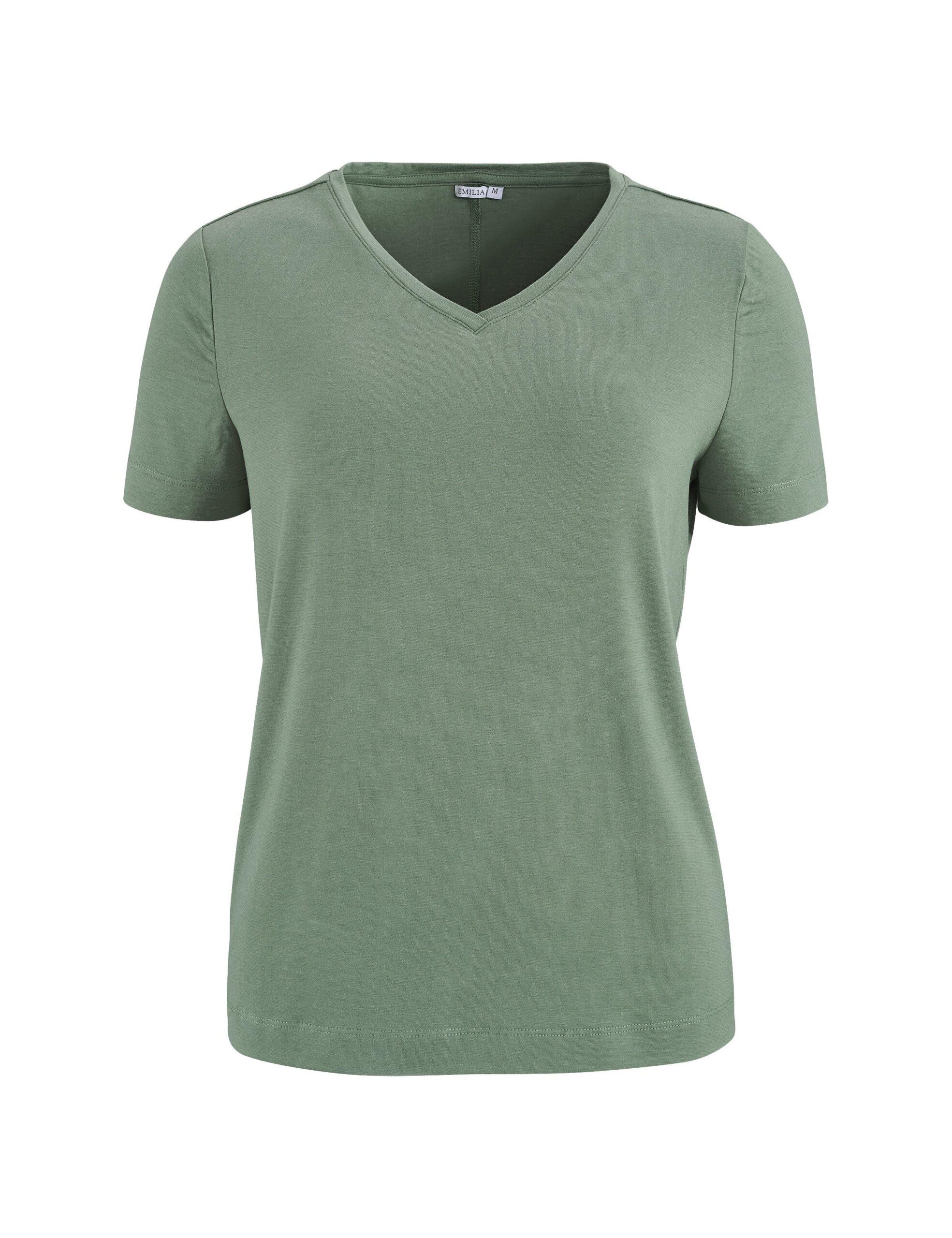 00009208606.jpg V-ringad topp av bambu. - Grön - Bild 1