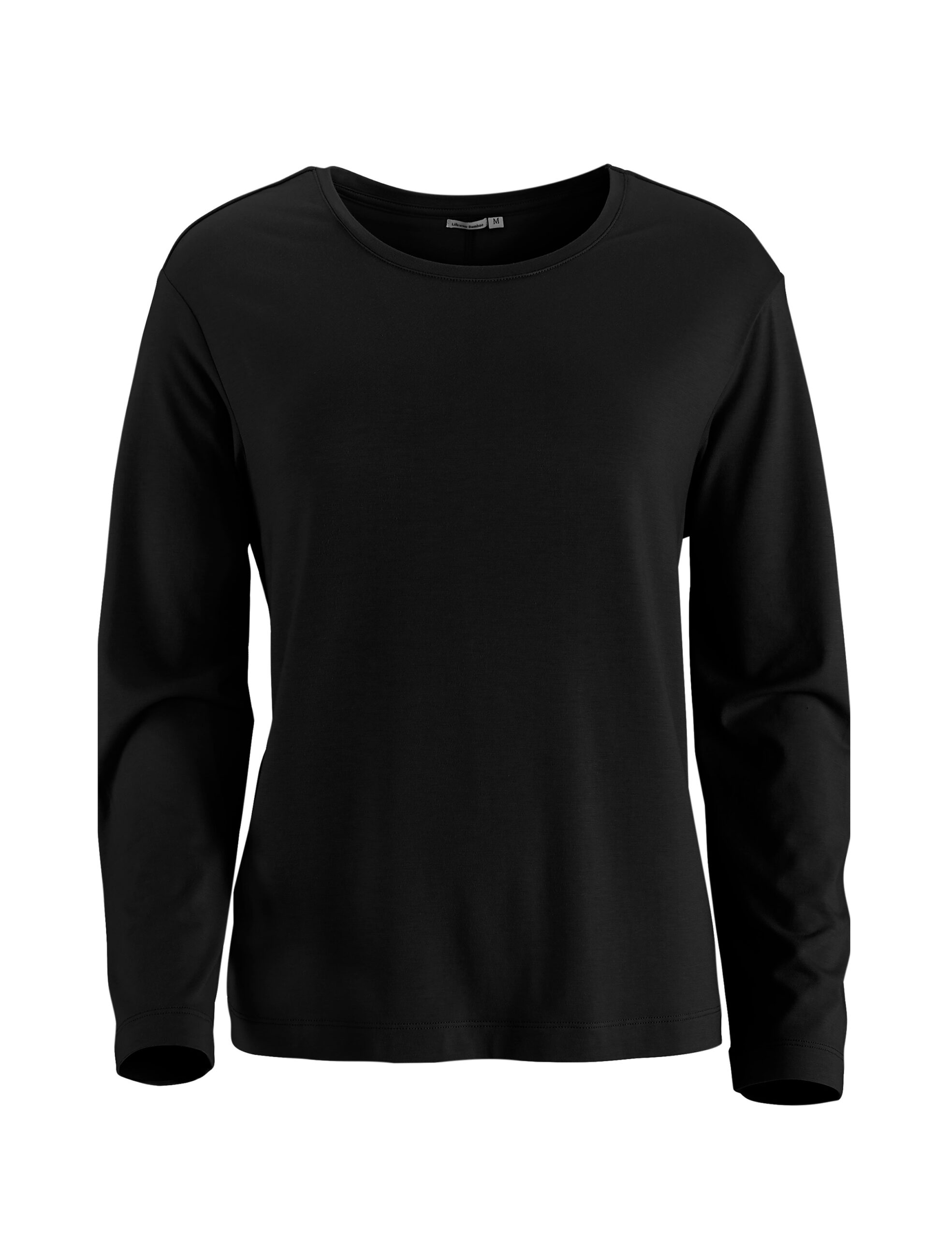 00009209301 Topp av bambu med lång ärm - Svart - Bild 1