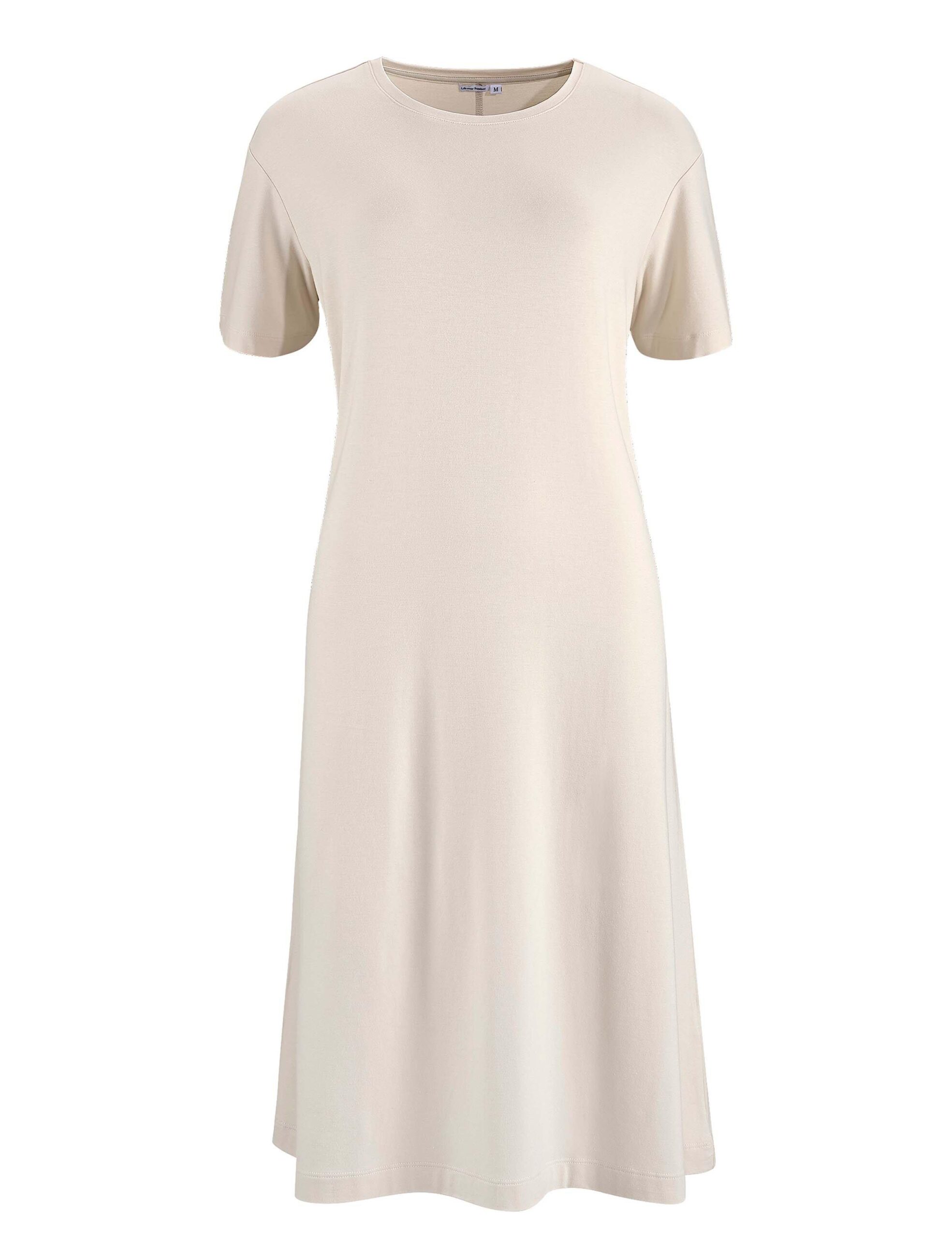 000092094a4.jpg Klänning av bambu - Sand - Bild 1