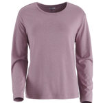 Topp av bambu med lång ärm - Mauve