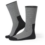 Life Wear diabetesstrumpa - Svartrandig