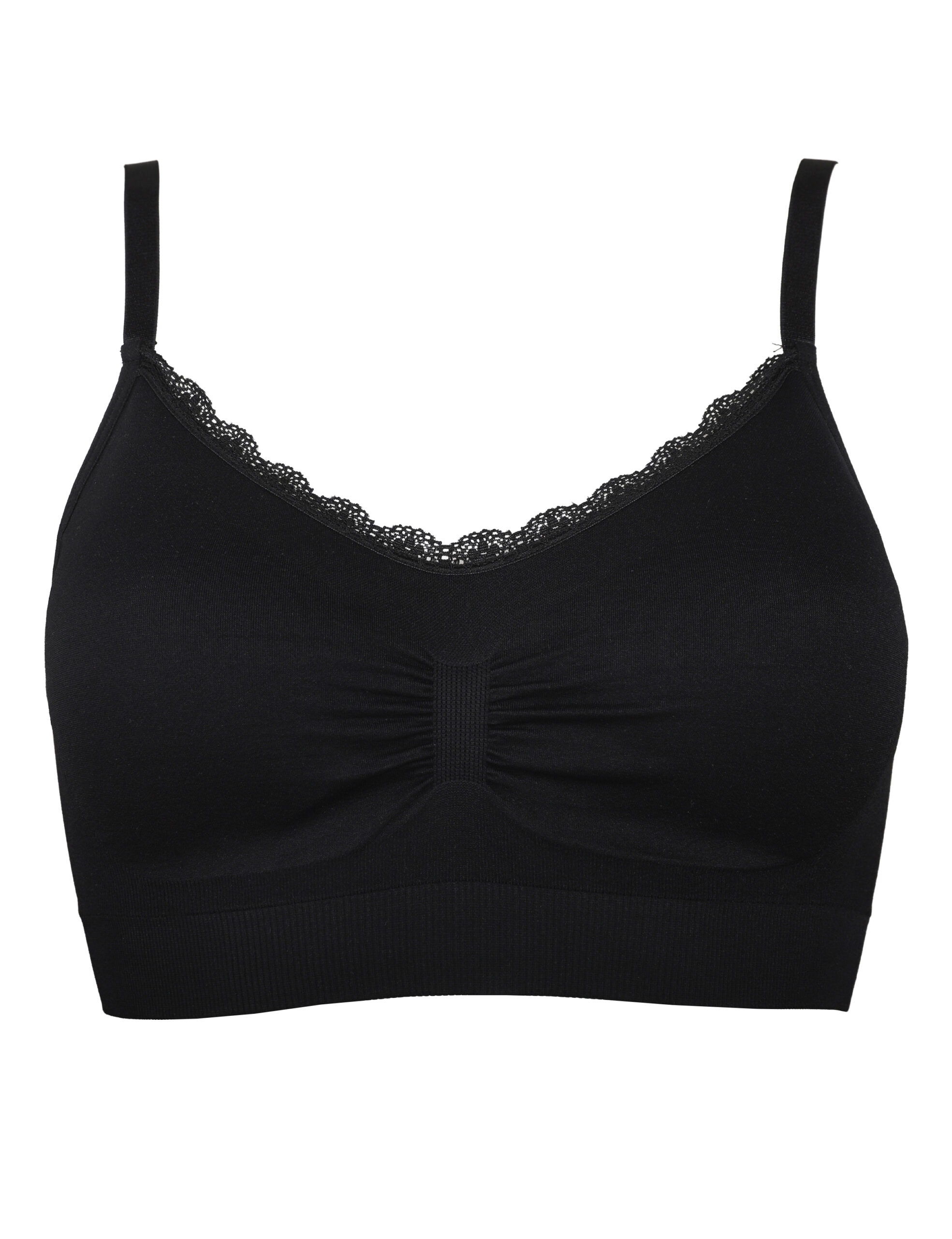 00007927101 Seamless BH med spets - Svart - Bild 1