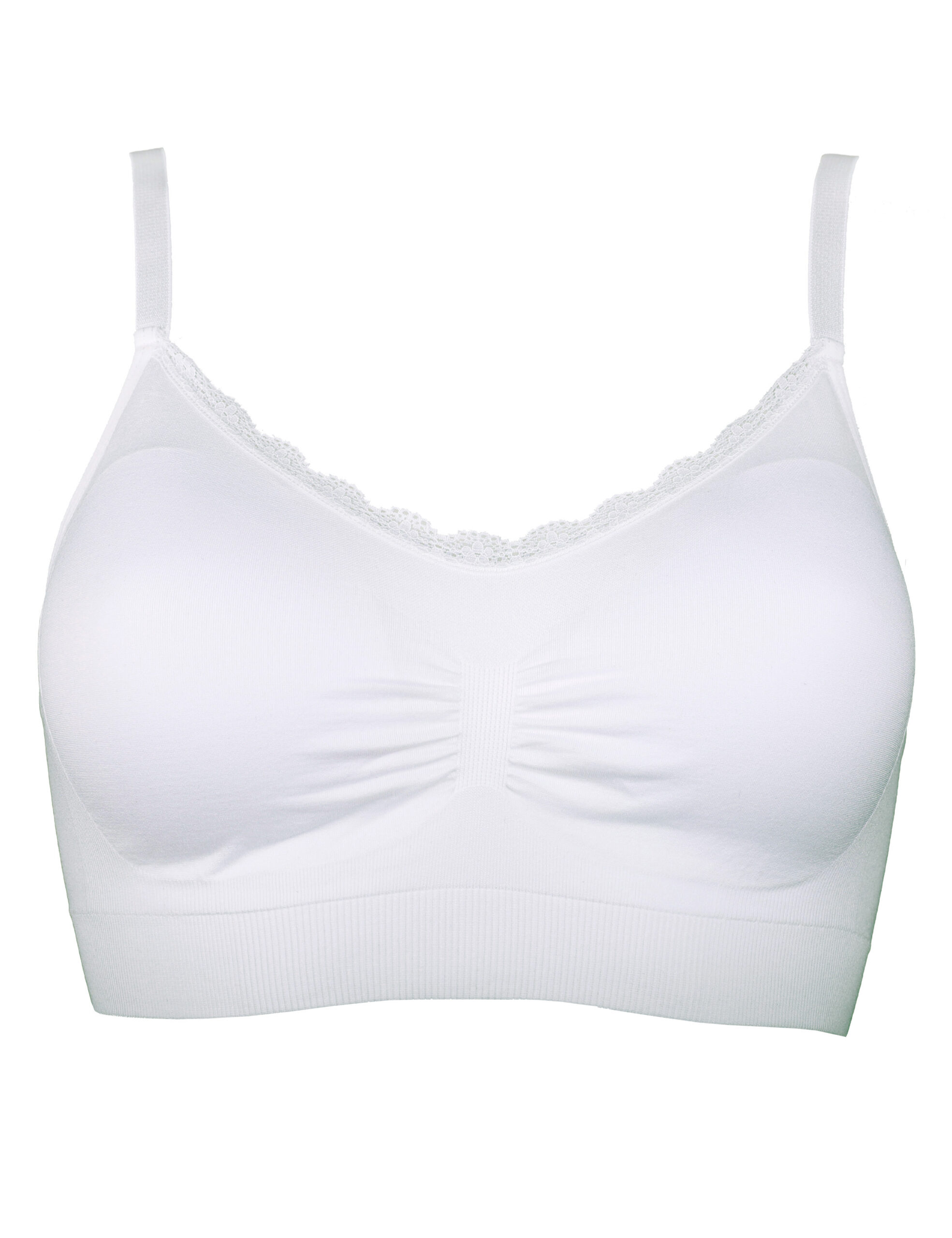 00007927102 Seamless BH med spets - Vit - Bild 1