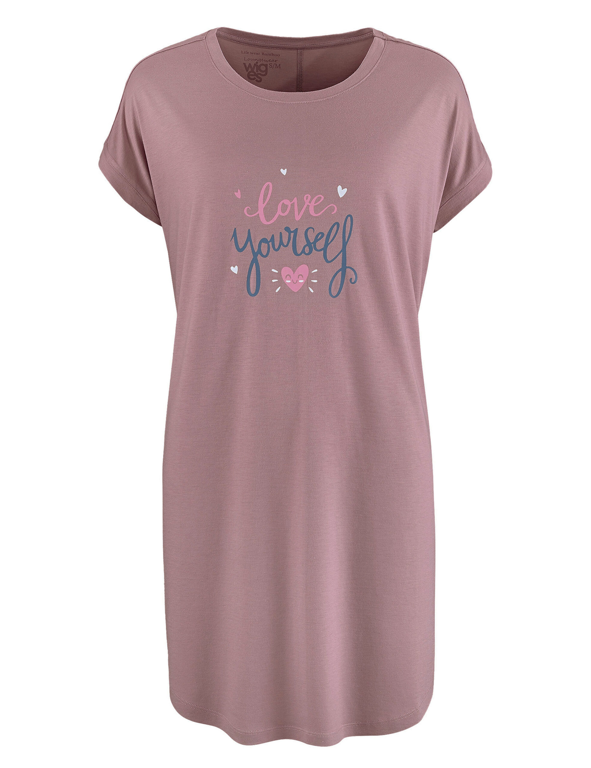 000090312Q5 Big T av bambu - Mauve - Bild 1