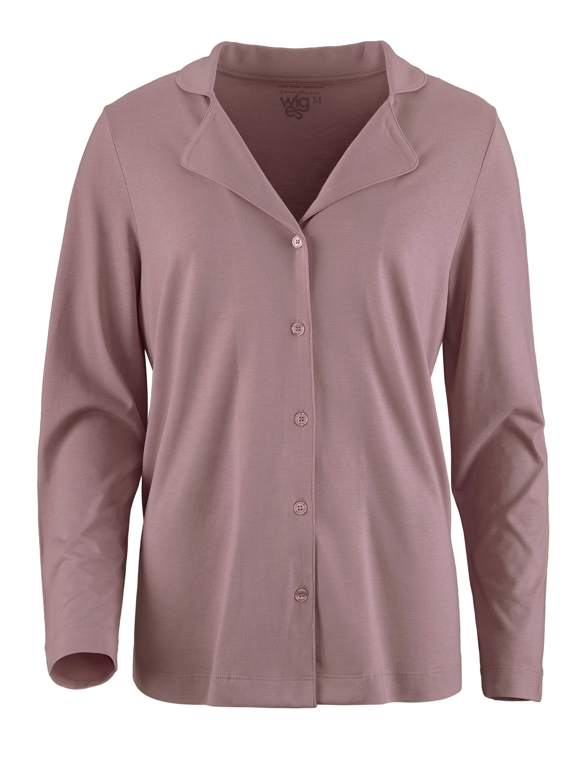 000090317Q5 Pyjamasskjorta av bambu - Mauve - Bild 1